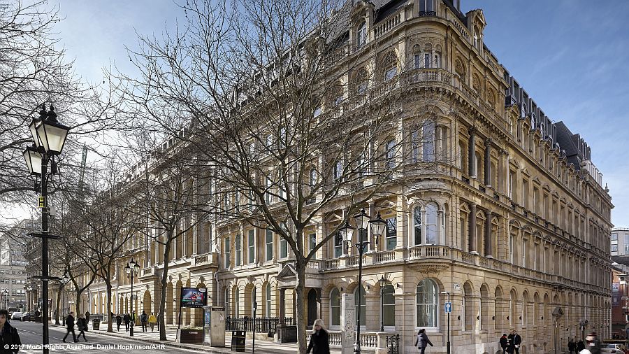 The office building at 55 Colmore Row, dates from 1875 and has a listed Victorian façade