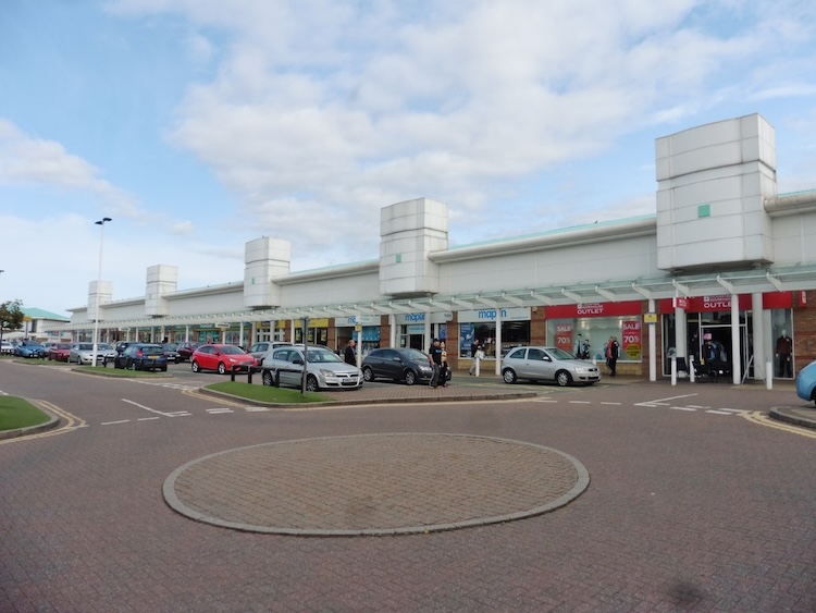 Island Green Retail Park in Wrexham